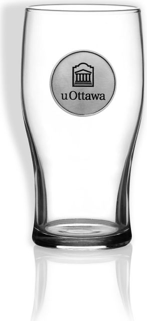 Verre de type pub 591&nbsp;ml Université d’Ottawa