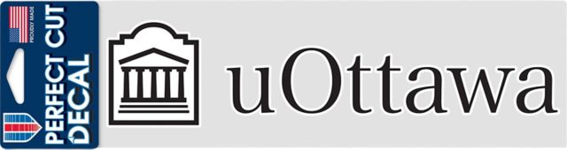 University of Ottawa 3 x 10 Decal