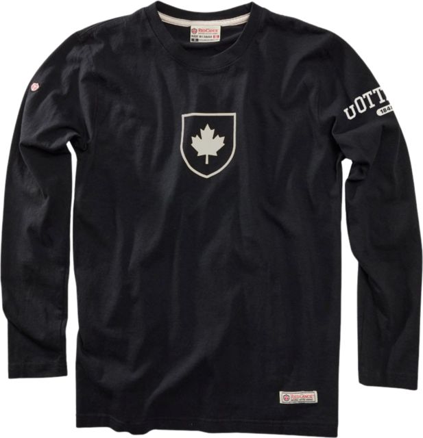 University of Ottawa Canada Shield Long Sleeve T-Shirt