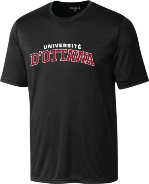 University of Ottawa Performance Short Sleeve T-Shirt