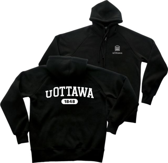 University of Ottawa Full Zip Hooded Sweatshirt