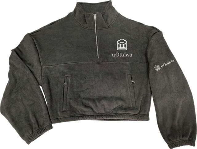 Chandail à quart de glissière Université d’Ottawa