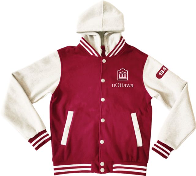 University of Ottawa Hooded Varsity Jacket