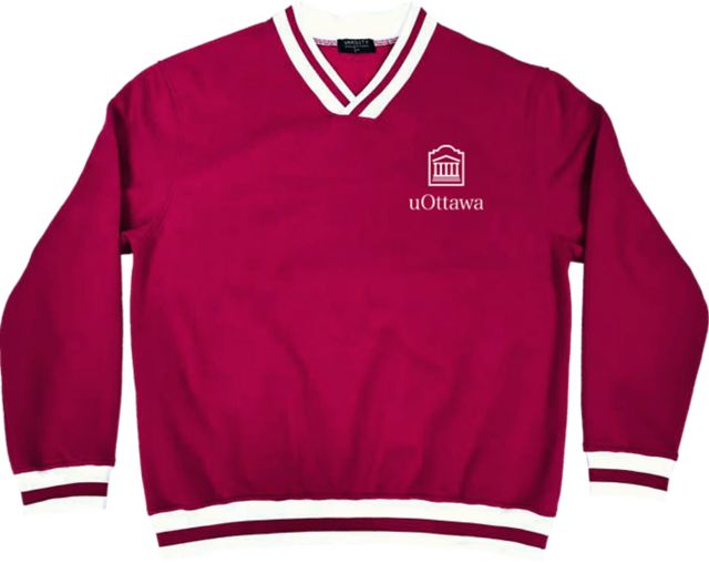 University of Ottawa Heritage Long Seeve V-Neck