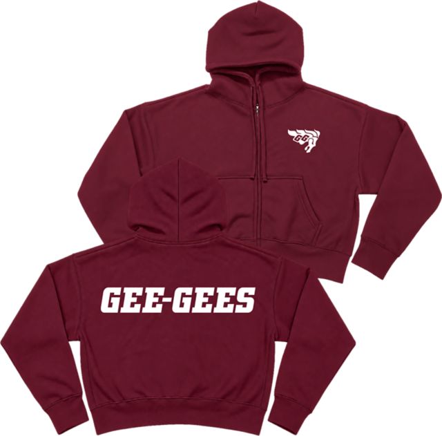 University of Ottawa Gee-Gees Women's Boxy Full Zip Hooded Sweatshirt