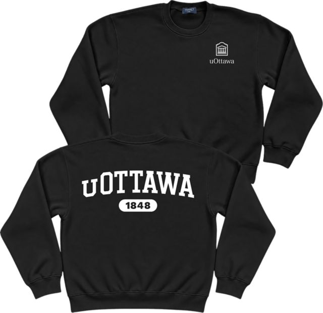 University of Ottawa Women's Oversized Crewneck Sweatshirt