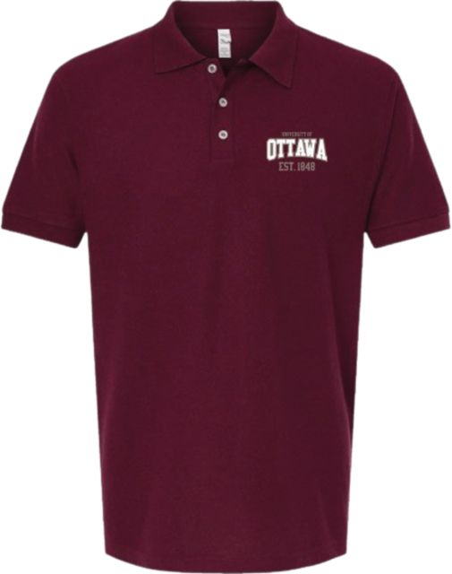 Polo en tissu doux Université d’Ottawa