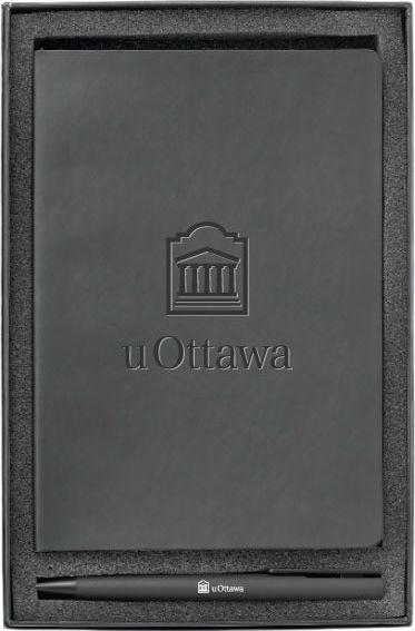 Ensemble de carnet et stylo Université d’Ottawa