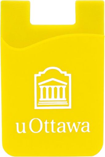 Étui portefeuille pour téléphone en silicone Université d’Ottawa