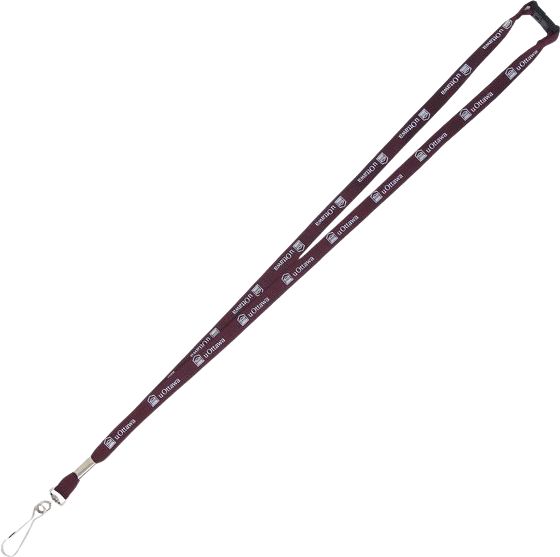 Lanière Université d’Ottawa 1&nbsp;cm