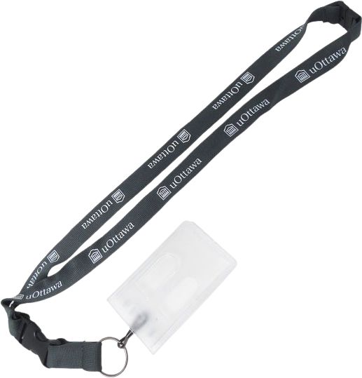 University of Ottawa 3/4'' Tube Lanyard