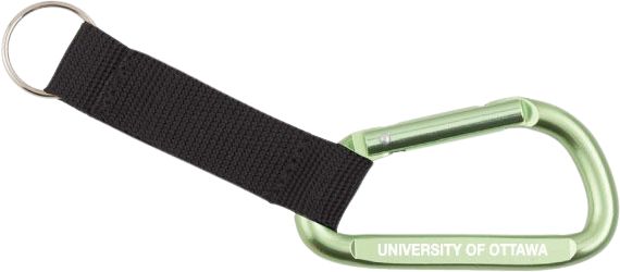 University of Ottawa Carabiner with Keystrap