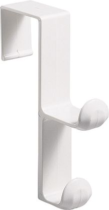 HOOK/DBL OVER DOOR/WHITE