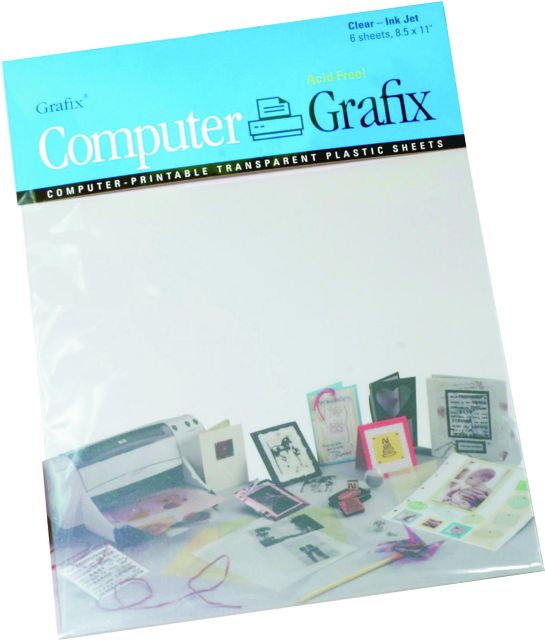 Ink Jet Clear Film 8.5 x 11 Pack Of 6