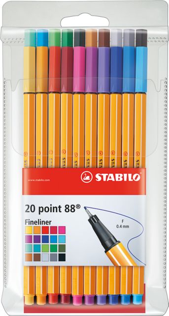 Stabilo Fine Point Colored Pen Set - Stabilo Pens