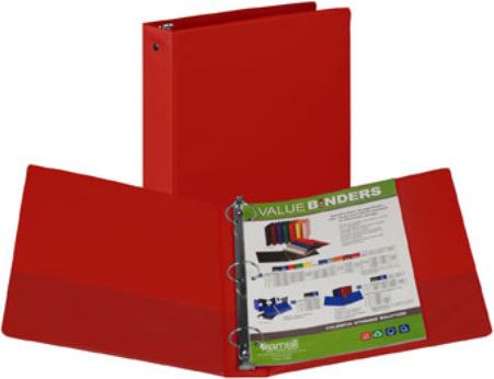 BINDER 1.5" RED