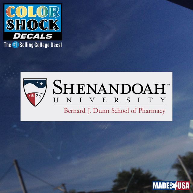Shenandoah University Bernard J. Dunn School of Pharmacy Decal
