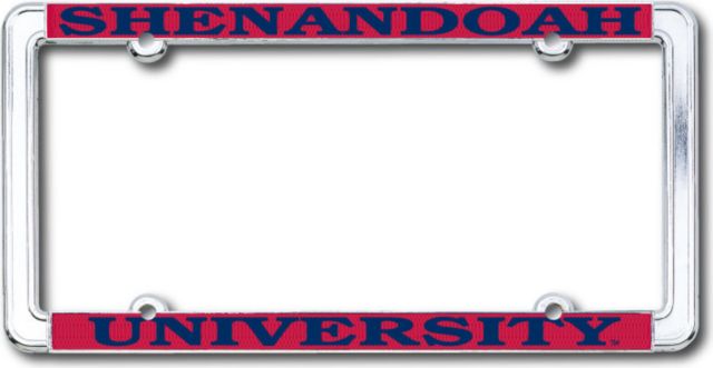 Shenandoah University Thin Rim Licence Plate Frame