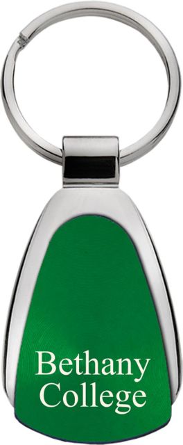 Bethany College Teardrop Keychain