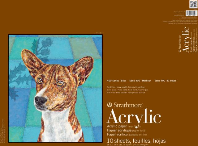 ACRYLIC 400 TAPEBOUND 18X24 10 SHEETS