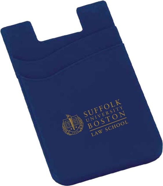 Suffolk University Rams Silicone Card Wallet