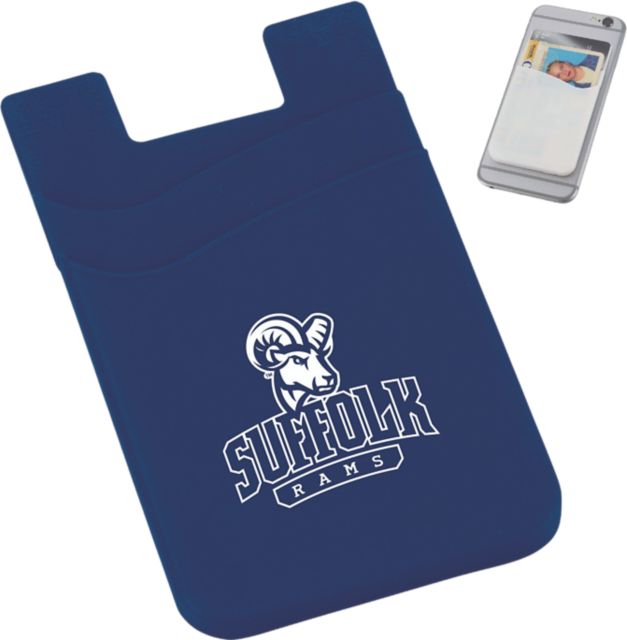 Suffolk University Silicone Card Wallet