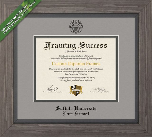 Framing Success Greystone 12 x 15 Law School Diploma with Double mat - ONLINE ONLY