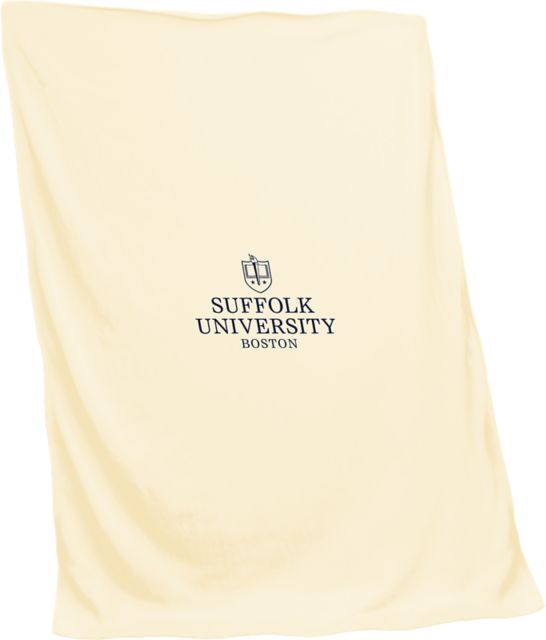 Suffolk University 84"x54" Sweatshirt Blanket