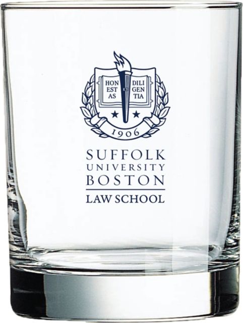 Suffolk University Rams Double Old Fashioned 14 oz. Glass