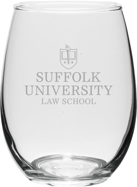 Suffolk University 15 oz. Wine Glass