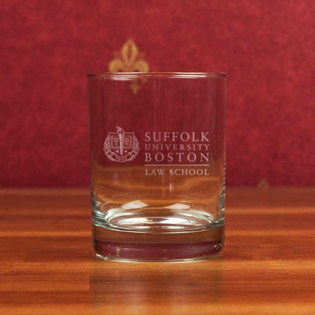 Suffolk University 14 oz. Glass