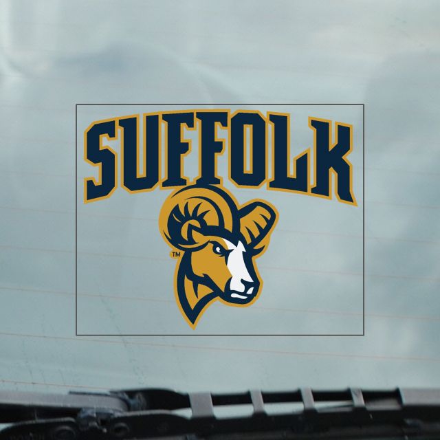 Suffolk University Cling Decal