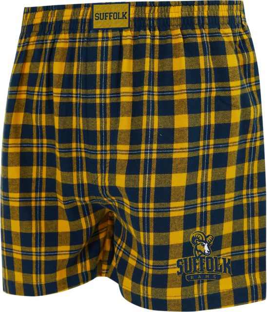 Suffolk University Rams Flannel Boxers