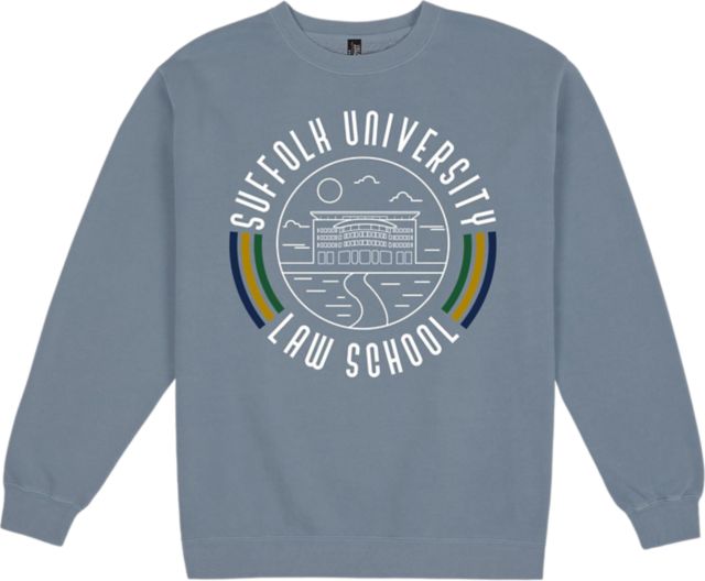 Suffolk University Pigment Dyed Fleece Crewenck ONLINE ONLY