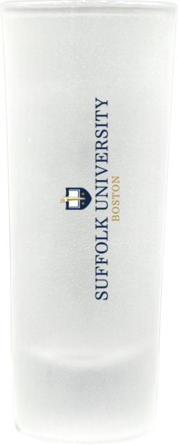 Suffolk University Frosted Collector's Glass