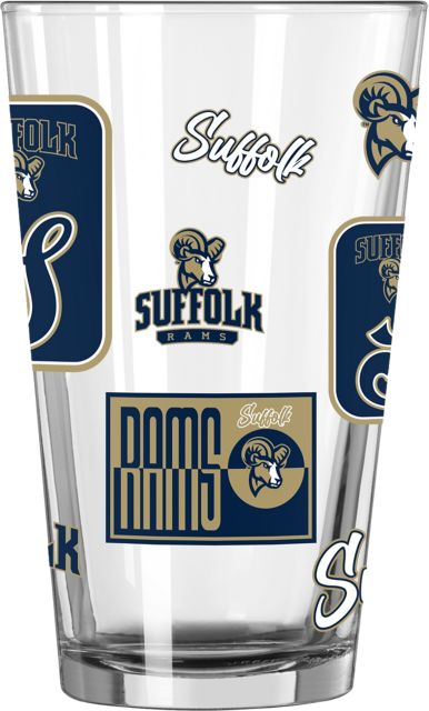 Suffolk University 16 oz. Pint Glass