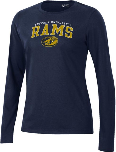 Suffolk University Rams Women's Relaxed Fit Long Sleeve T-Shirt: Suffolk  University