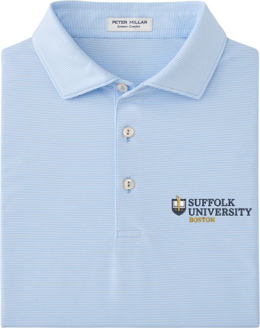 Suffolk University Striped Polo