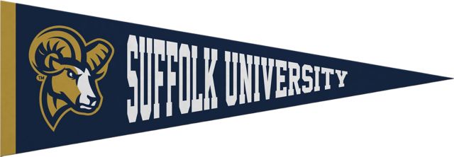 Suffolk University Rams 5x15 Pennant