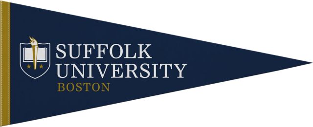 Suffolk University 12"X30" Full Color Pennant