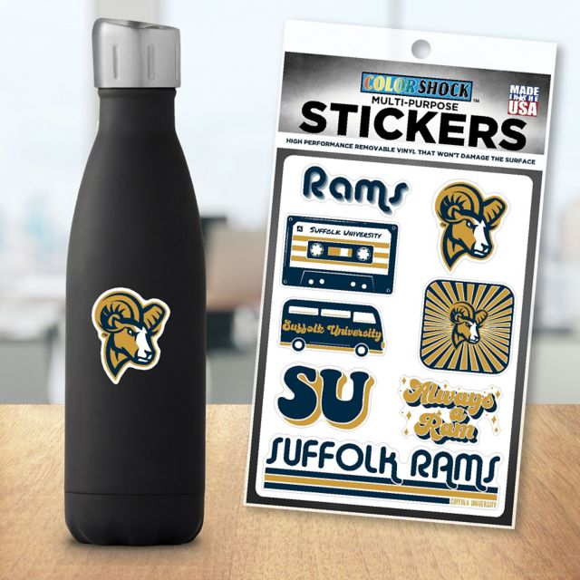 Suffolk University 7.5'' x 7.5'' Sticker Sheet