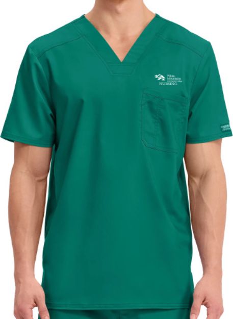 White Mountains Community College Nursing Revolution Scrub Top