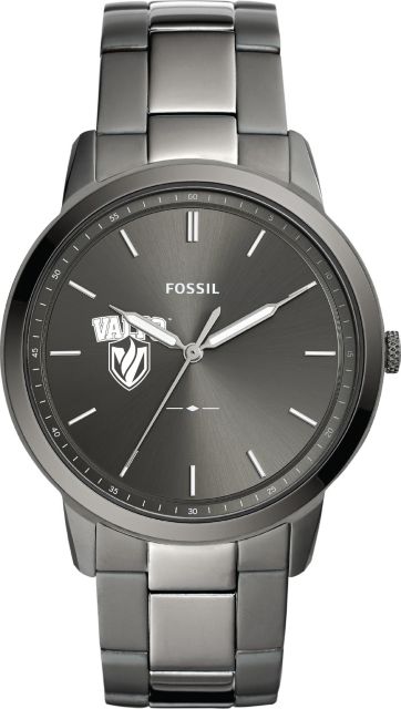 Fossil The Minimalist Three Hand Smoke Stainless Steel Watch