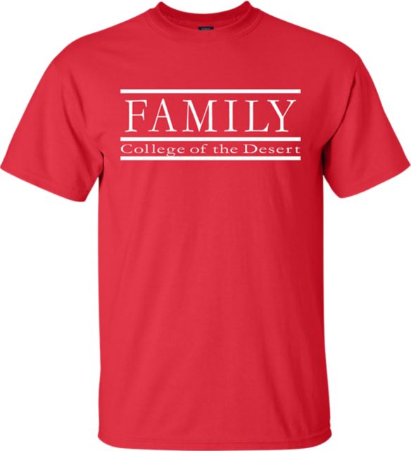 College of the Desert Family Short Sleeve T-Shirt