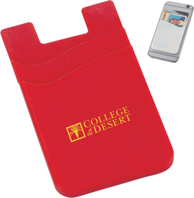 College of the Desert Silicone Card Wallet