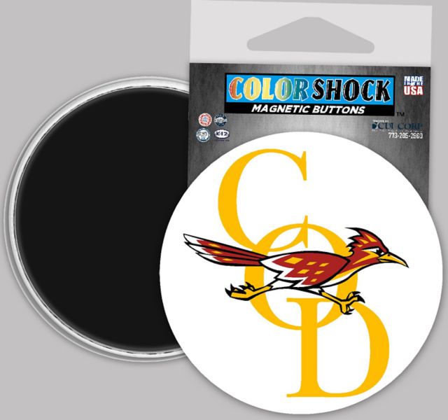 College of the Desert Roadrunners 3" Button Magnet