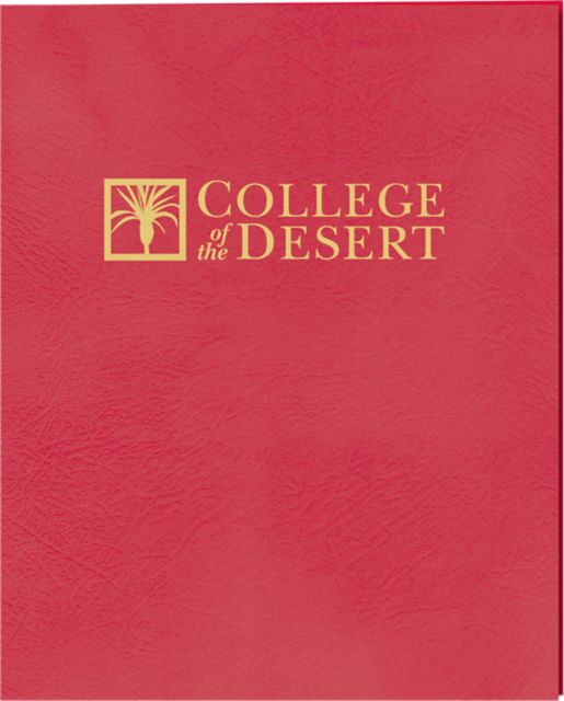 College of the Desert Folder 2 Pocket