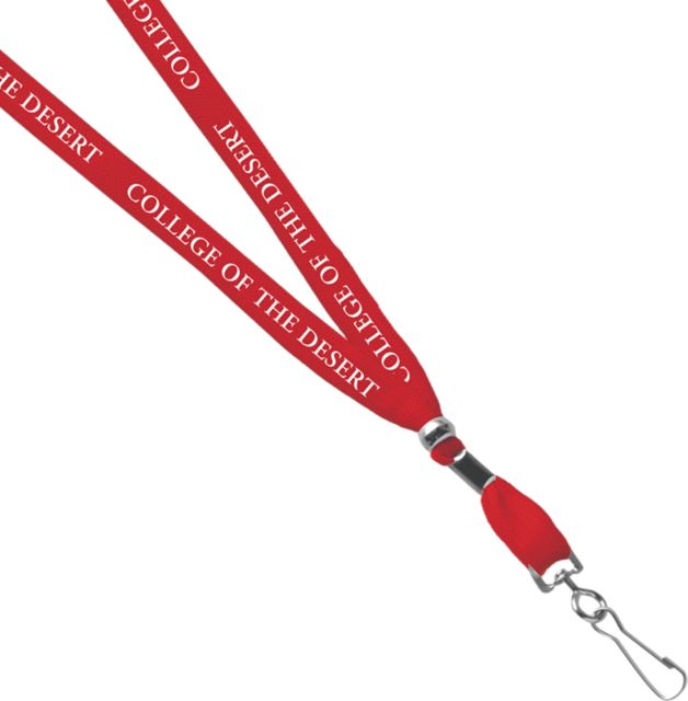 College of the Desert 3/8'' J Hook Lanyard