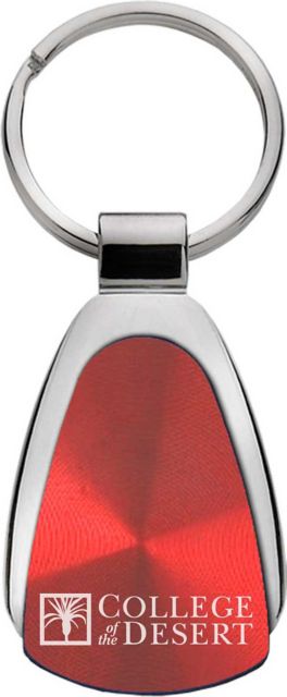 College of the Desert Teardrop Keychain
