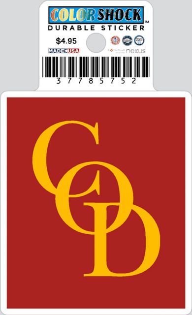College of the Desert Durable Sticker